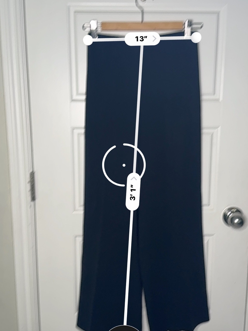 Theory Black Crepe Wide Leg Pant Size 00 - Picture 11 of 12